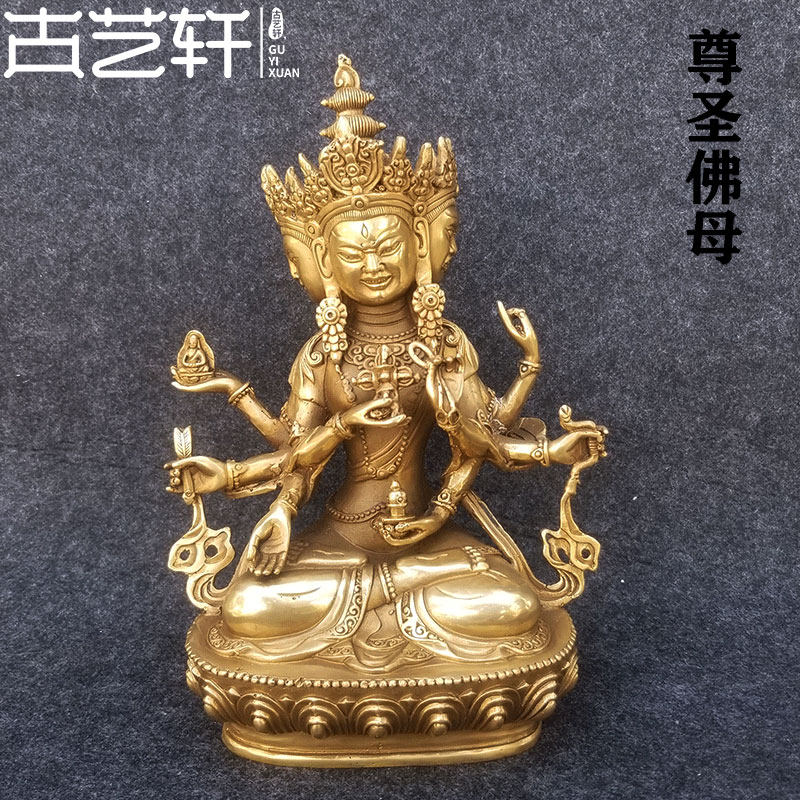 Buddha statue of the Buddha of the Buddha of the Old Art of the Art of the Bronze Spirit of the Virgin