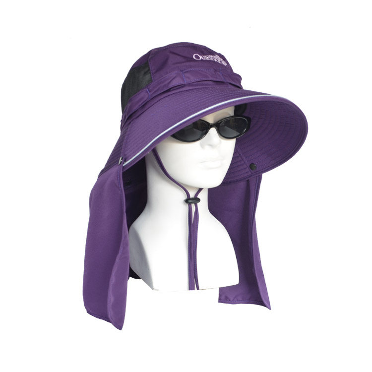 Summer men's and women's sunshade hat ultraviolet dome big hat curtain sunscreen detachable leisure hiking farmer farming