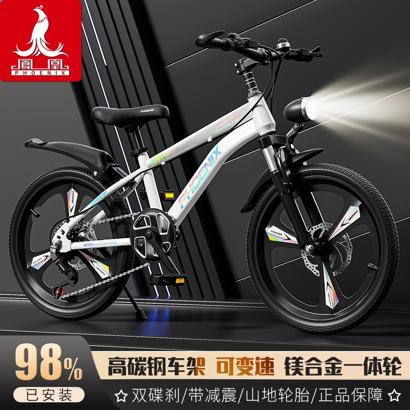 Phoenix Children's Bicycle for Older Kids Aged 6-12 and 10-15, Suitable for Elementary School Boys and Girls, with Gears and Mountain Bike Features Phoenix Children's Bicycle for Older Kids Aged 6-12 and 10-15, Suitable for Elementary School Boys and Girls, with Gears and Mountain Bike Features