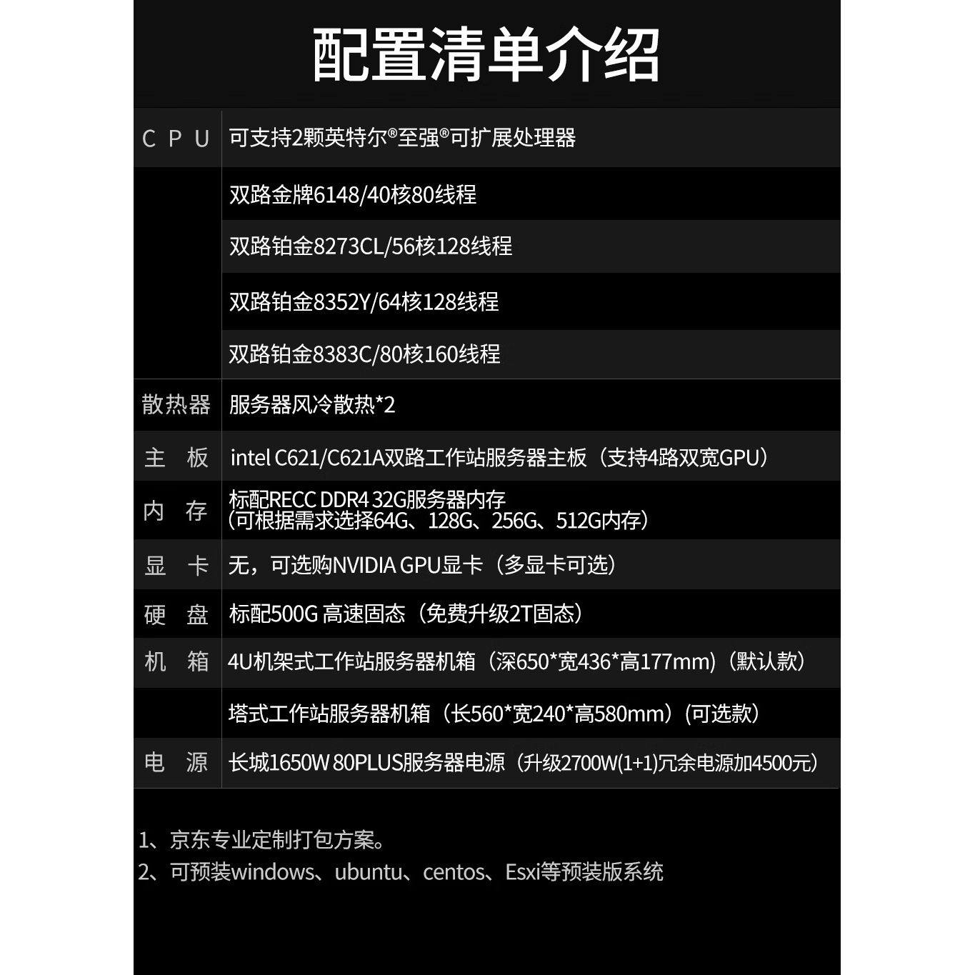8383C/RTX5090深度学习主机：🚀4路4U机架式GPU服务器，开启AI高性能计算新纪元！🔥-功能服务器-淘宝好物网