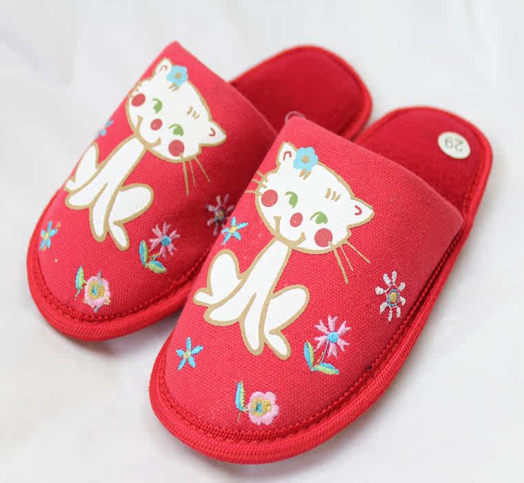 Pantoufles enfants en suède pour printemps - semelle caoutchouc - Ref 1026802 Image 6