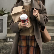 2021 Autumn Winter New Hepburn Wind Fur Coats Female small Temperament Loose in the Giant Coat of the Giant Coat