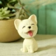 Sáng tạo cún con chó nhựa trang trí phụ kiện xe hơi trang trí nội thất bàn trang trí nội thất dễ thương lắc đầu sinh nhật
