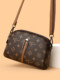 Brand Genuine Leather Mini Crossbody Bag 2026 Autumn New Versatile Women's Bag Casual Cowhide Shoulder Shell Bag