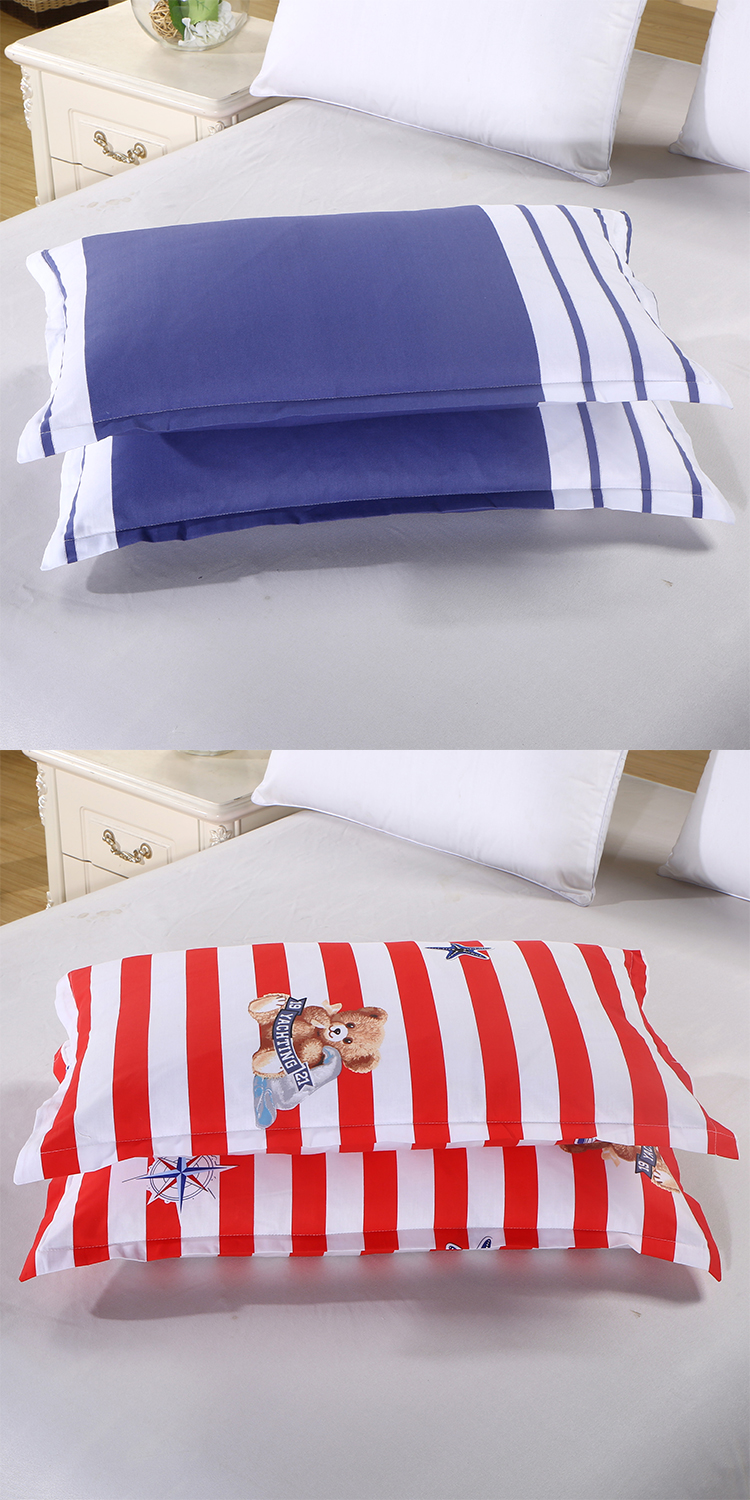 Mùa xuân denim trường hợp bông gối gối nạp 48x74 gối gói một gối tay áo bông cotton Pair - Gối trường hợp goi cao su