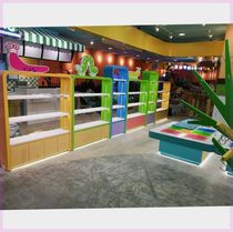 Childrens cartoon painted container display cabinet shelf shopping mall mother and baby store playground equipment multi-functional container