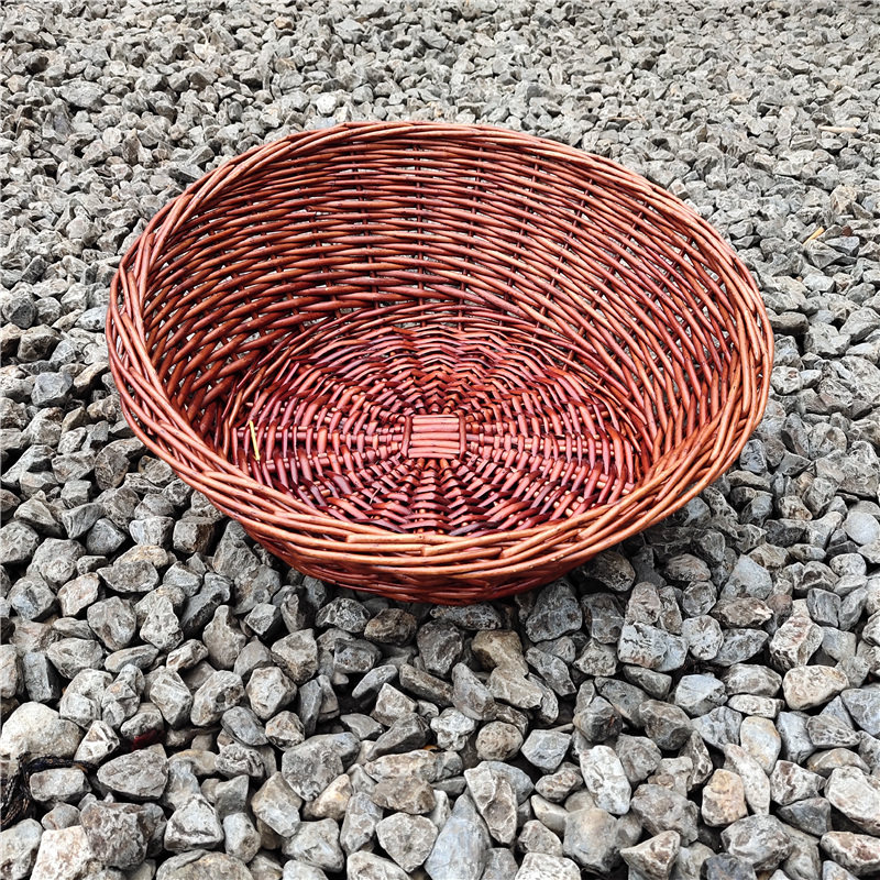 Willow fruit basket fruit and vegetable basket tray supermarket fruit shelf basket rattan fruit display basket dry goods fresh basket frame