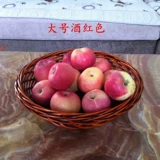 Круглая корзина для хранения, плетеная настольная система хранения