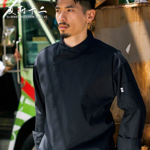 Шеф -повар шеф -повара шеф -повара Западный ресторан Pure Cotton Kitchen Clothing Summer Thin Hotel Chef Work Service High -Send Chef