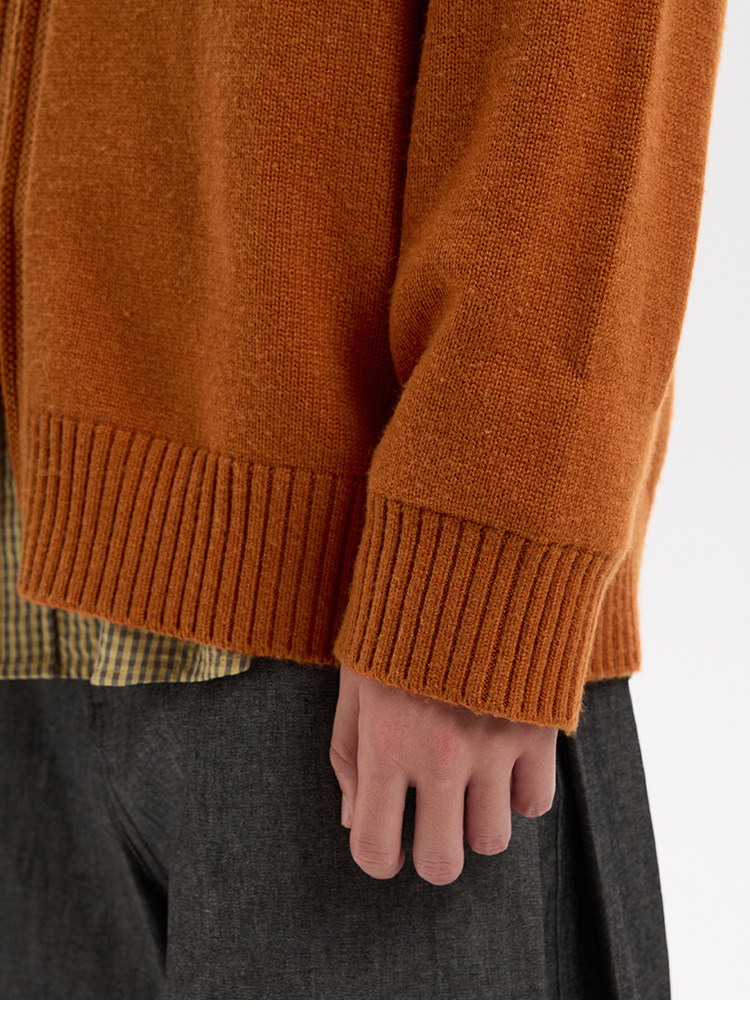 BUTTBILL Wool-Blend Double-Zip Cardigan