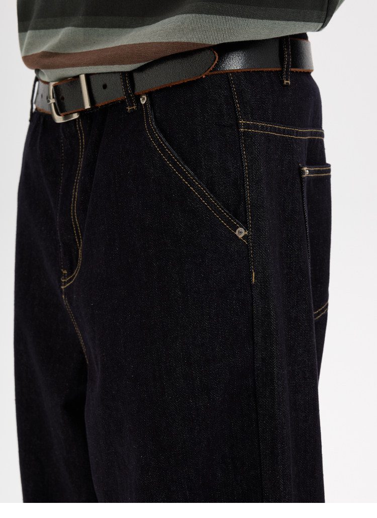 BUTTBILL Loose Straight-Leg Jeans