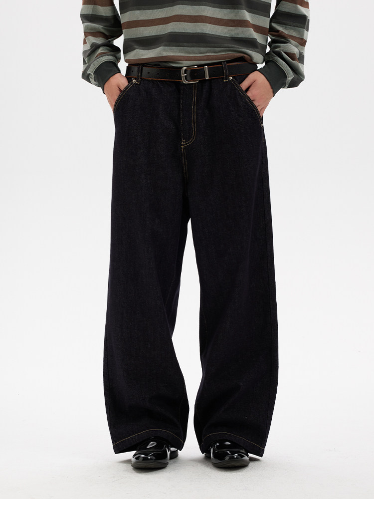 BUTTBILL Loose Straight-Leg Jeans