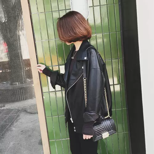 Короткая осенняя куртка, в корейском стиле, оверсайз