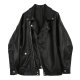 2024 spring and autumn new style retro cocoon silhouette motorcycle BF style leather jacket pu jacket oversize loose jacket