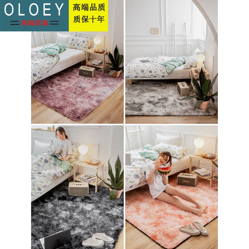 Light luxury products ins net red plush carpet bedroom full shop room bedside blanket Nordic living room coffee table mat can be set