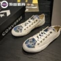 Giày vải converse mới mở cười hoa oải hương tím cô gái thời trang thoáng khí nông miệng bình thường giày 561665C giày converse nữ cổ thấp