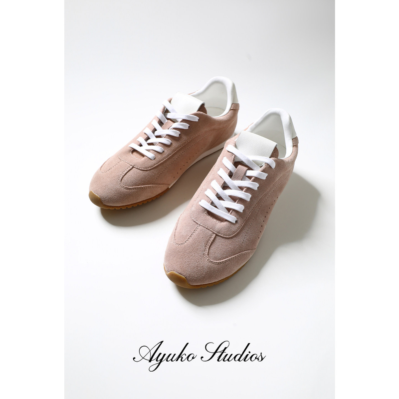 Ayuko｜European Imported Nappa Calfskin, Sheepskin Lining, Vintage Sneakers, Sports Shoes, Casual German Training Shoes