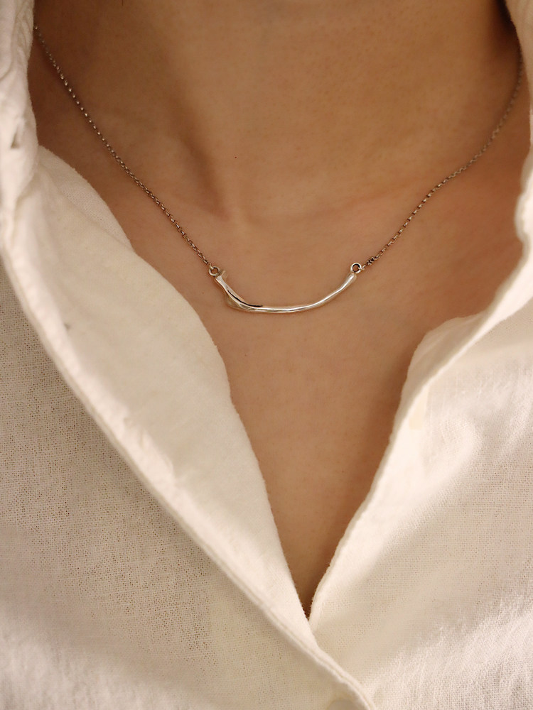 vm original design helper 925 silver necklace handmade with old 100 hitch necklace ornament minimalist lock bone chain short