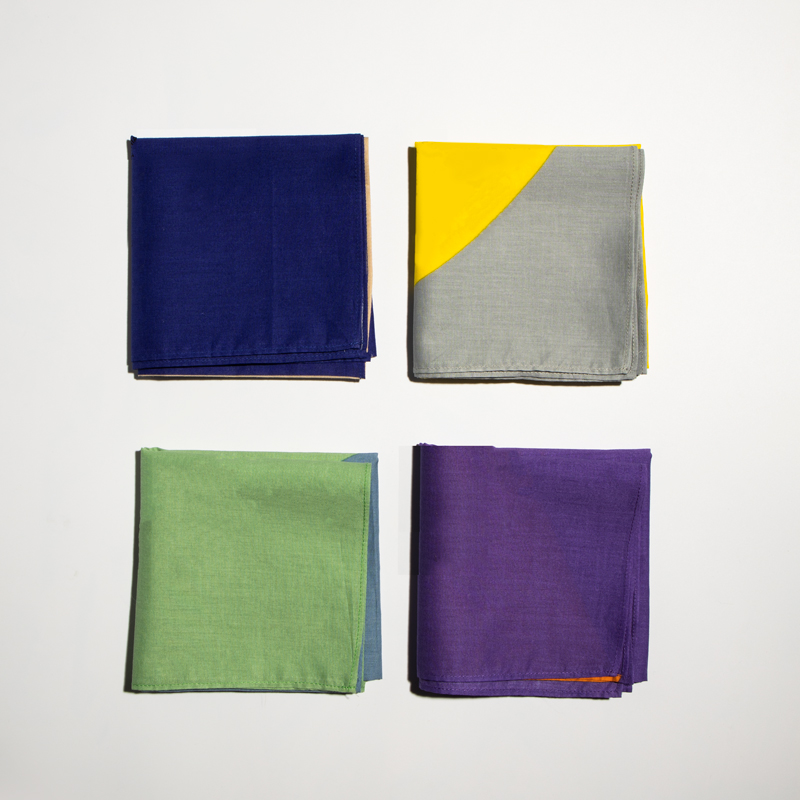 VM Original design pure cotton square towel handkerchief with handkerchief soft art color splicing