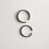 Оригинальное дизайнерское регулируемое обручальное кольцо для влюбленных, серебро 925 пробы