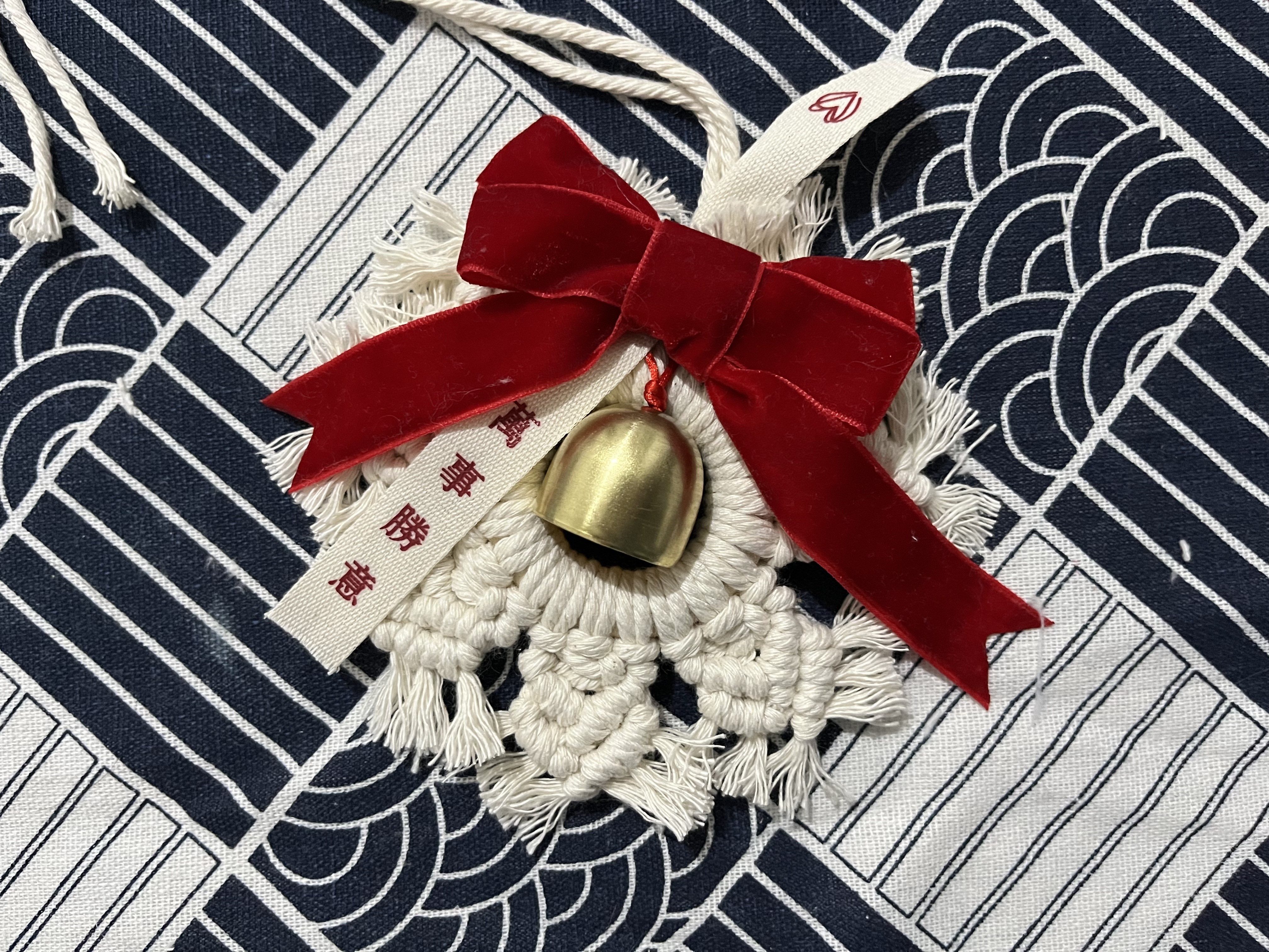 ins wind girls goddess festival homemade gift snowflake woven home door pendant car pendant DIY material bag-Taobao