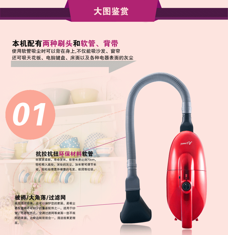 may hut bui mini Trang chủ mini máy hút bụi gia đình cầm tay mites máy hút bụi im lặng túi nén mạnh xách tay - Máy hút bụi robot hút bụi bosch