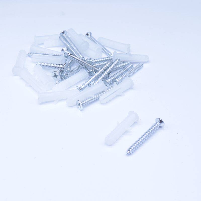 Cross screw plastic puffy expansion pipe expansion screw expansion plug rubber stopper bolt self-tapping screw 6mm