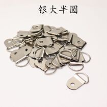 Cross Stitch Country Painting Hook Gold Large Rings Single Hole Silver Large Semicircle Hook Rings Photo Frame Hook Rings