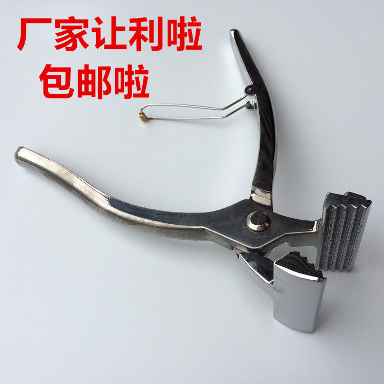 Zinc alloy oil painting pincer oil painting clip Cloth Pliers Advertising Spray Painted Tighten Pliers Cross Embroidered small Number of Tightening Pliers