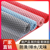 Bathroom non-slip mat hollow drainage mat toilet bathroom hydrophobic mat kitchen swimming pool non-slip plastic PVC floor mat