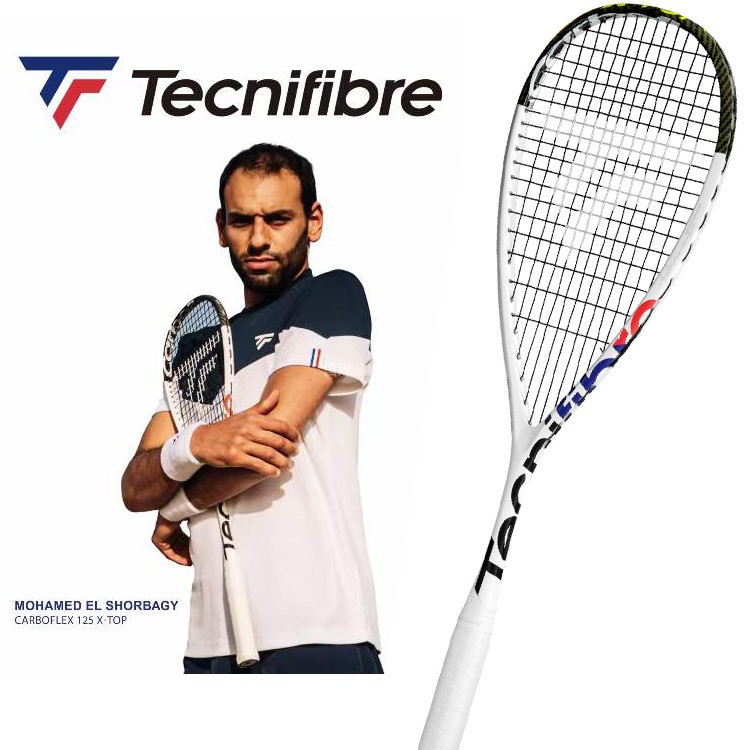 Play in Full Carbon CARBOFLEX 125X-TOP New Career-Taobao by France Teccniferre Tenifly High-end Squash Racquet