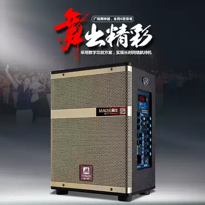 Manlong Outdoor Audio Wireless Microphone Small High Power Portable Multifunctional Outdoor K Song Square Dance Audio