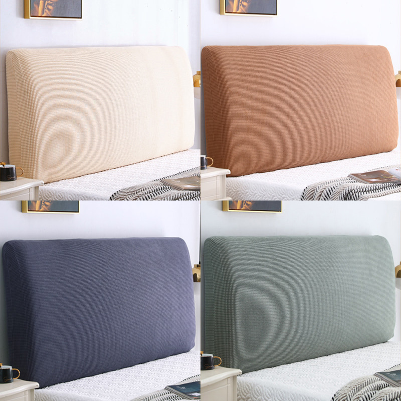 Bedside cover All-inclusive elastic cloth wood bedside cover Simple modern soft package universal dust cover 1 5 meters protective cover