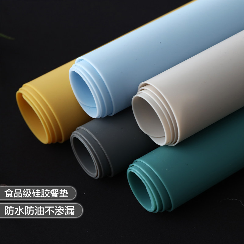 Silicone Heat Insulation Mat Western Dining Mat Children Elementary School Kids Waterproof Oil Proof Nordic Home Burn-Proof Bowl Tray Table Mat