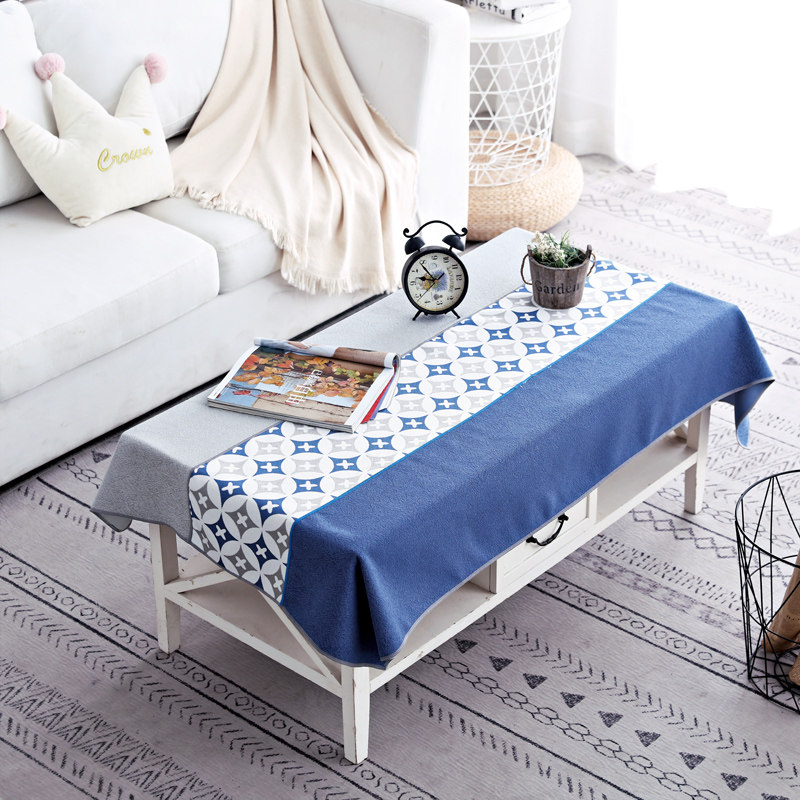 Nordic Ins Tea Table Cloth Cloth Art Cotton Linen Small Fresh Modern Minima Dining Table Cloth Rectangular Tea Table Mat Geb