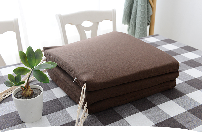 Dày xốp bàn ghế phân đệm đệm đệm văn phòng sinh viên sofa tatami ghế gỗ gụ