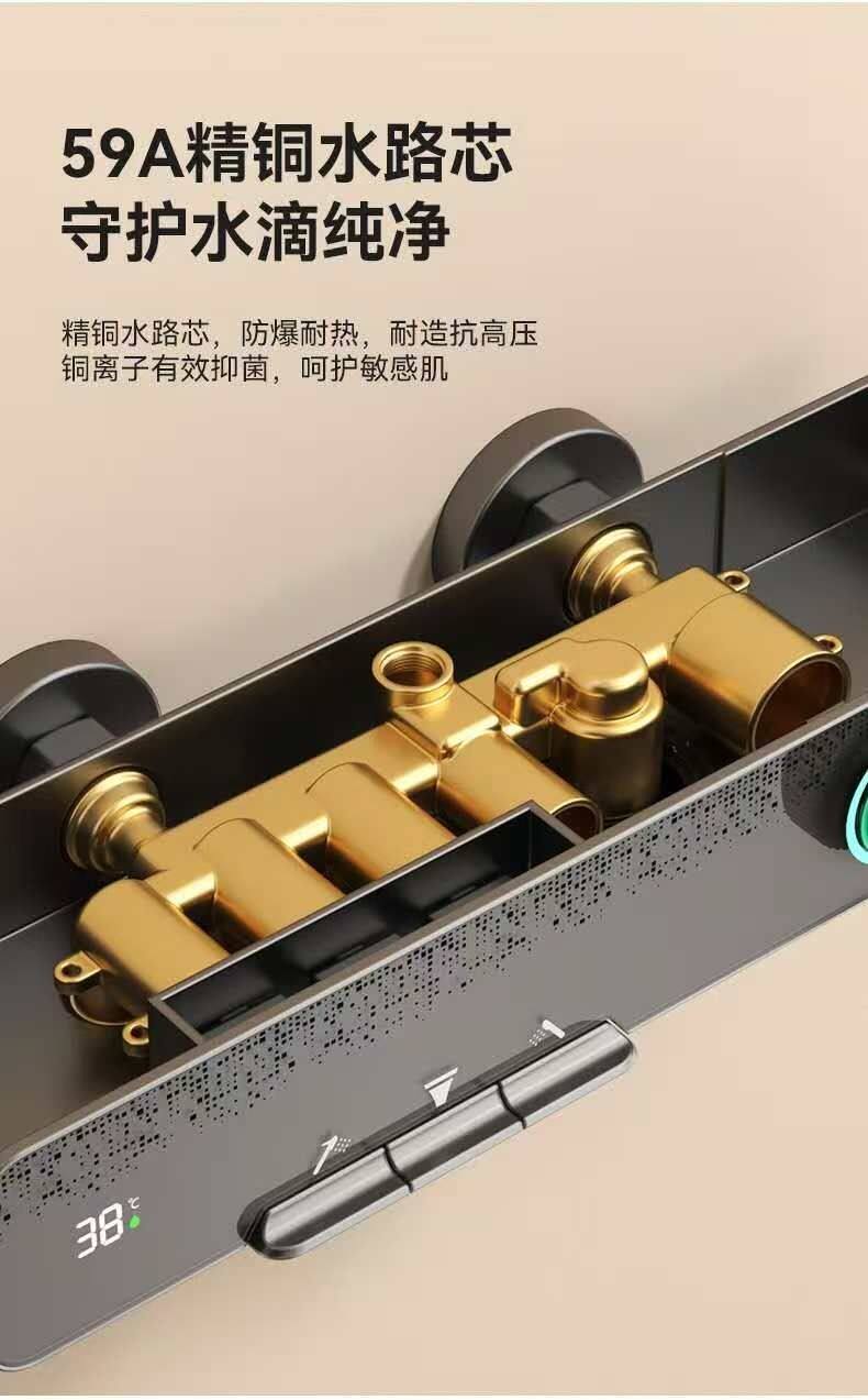 Смеситель для душа 简易花洒套装奶白色卫生间浴室淋浴分体无顶喷淋浴花洒淋浴龙头