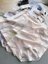 Ice-wire underpants female Agrass antibacterial crotch mid-waist No marks Summer thin Miss less lady Triangle pants 2022 New exploits