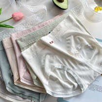 Modale briefs Womens pure cotton antibacterial crotch medium-high waist collecting bells for small belly lifting hip summer thin lady shorts