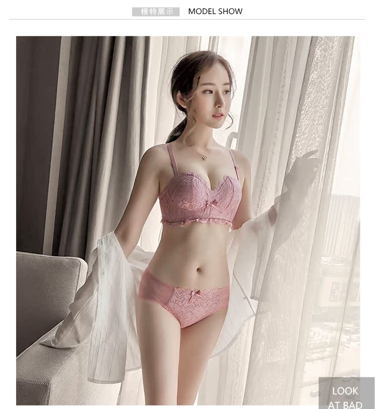 Ruiliman 1/2 nửa cốc không có vòng thép tập hợp áo ngực điều chỉnh đặt ở bên ngực nhỏ để nhận được đồ lót nữ gợi cảm áo ngực học sinh