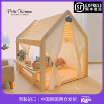 Korean childrens tent playhouse indoor princess toy castle oversized boys and girls can sleep in separate beds small house