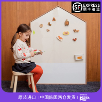 Korean childrens drawing board toddler magnetic sticker graffiti board writing board household whiteboard pen erasable large drawing board