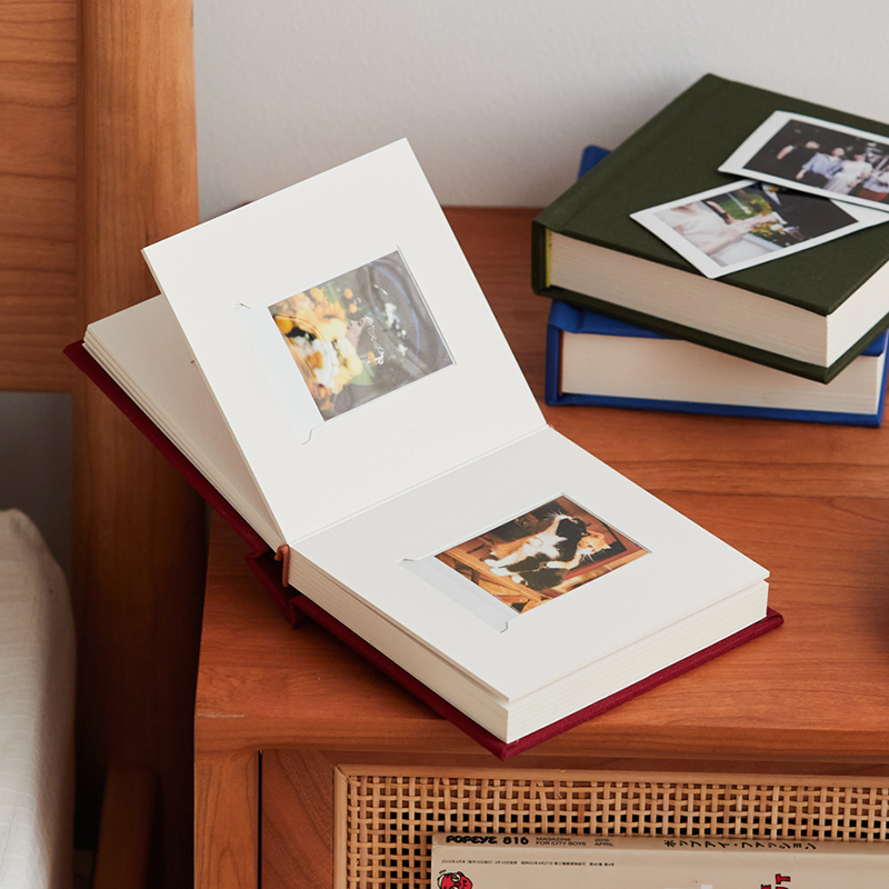 Mini Instant Camera Fabric Card Slot Photo Album Couple Best Friend Gift Pet Photo Album Papertravel Acid-Free