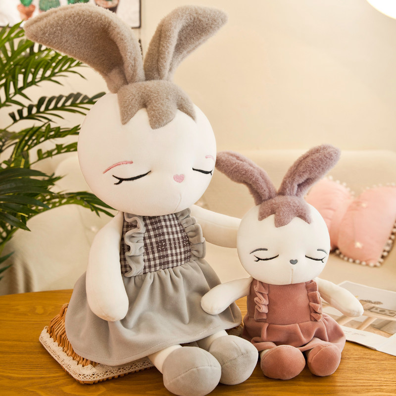 Beauty Rabbit squint eye Rabbit Dream Fairyland Rabbit Doll Perimeter paparazzi plush Toys for Girls Day Gift Pillow-Taobao
