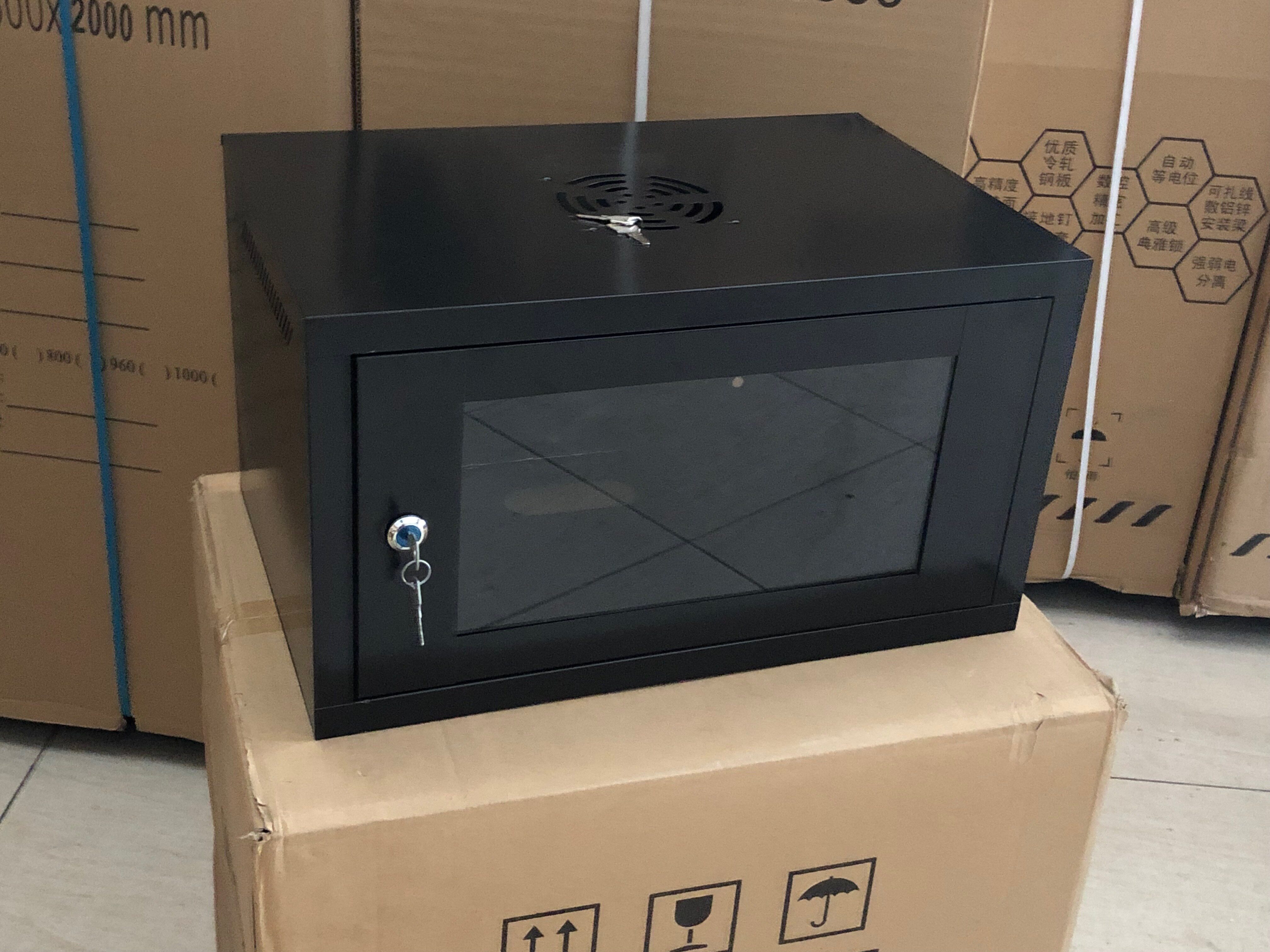 6U wall cabinet 6U wall-mounted 0 3 m luxury enclosure 300 * 530 * 350 Jiang Zhejiang Urban Area enclosure