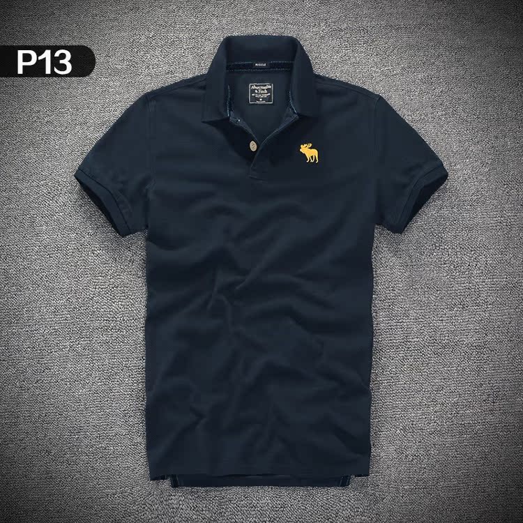Mùa hè 2018 kinh doanh bình thường nam fawn af tay áo ngắn polo áo sơ mi nam ve áo thun cotton cotton áo polo áo khoác polo