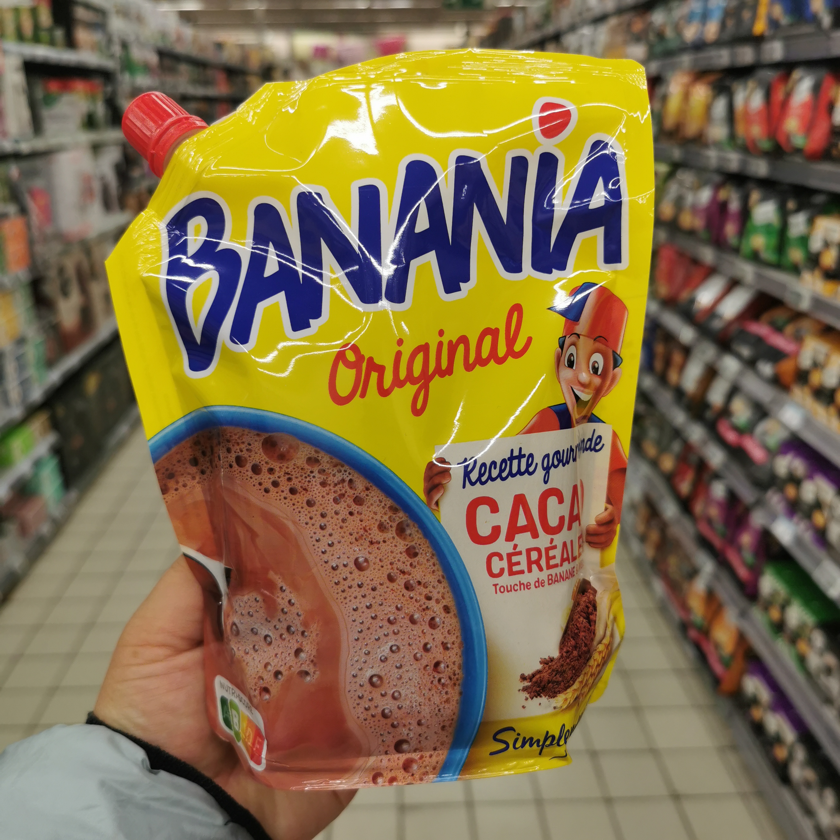 Spot France Centuries-old Brand Banania Children Cocoa Chocolate Powder Banana Cereals 400G