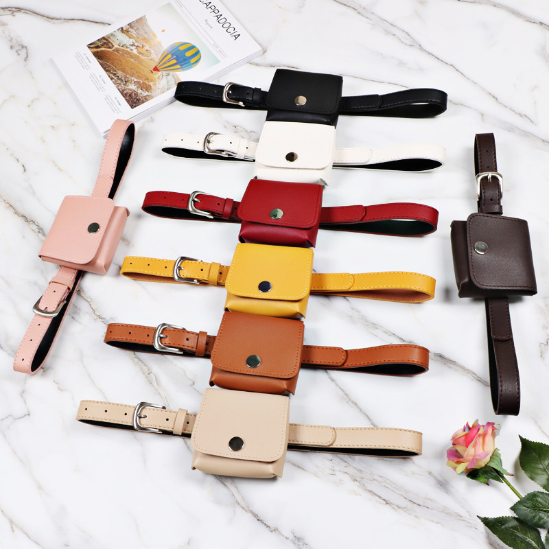 Korean version 21 new minimalist pure color small square bag mini pu strap guide purchase with zero money lipstick purse mini decorated female