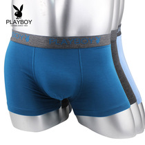 Playboy Underpants Mens Boxers Ice Silk Wormwood Comfortable Breathable Four Corners Personality Trend Boys Shorts
