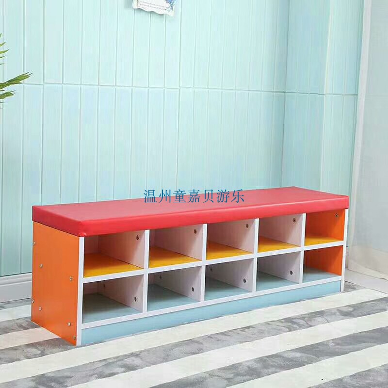 Children Dance Shoes Cabinet Containing Cabinet Baby Room Yoga Gallery Soft Bag sitting and containing grid combined containing shelf Toys